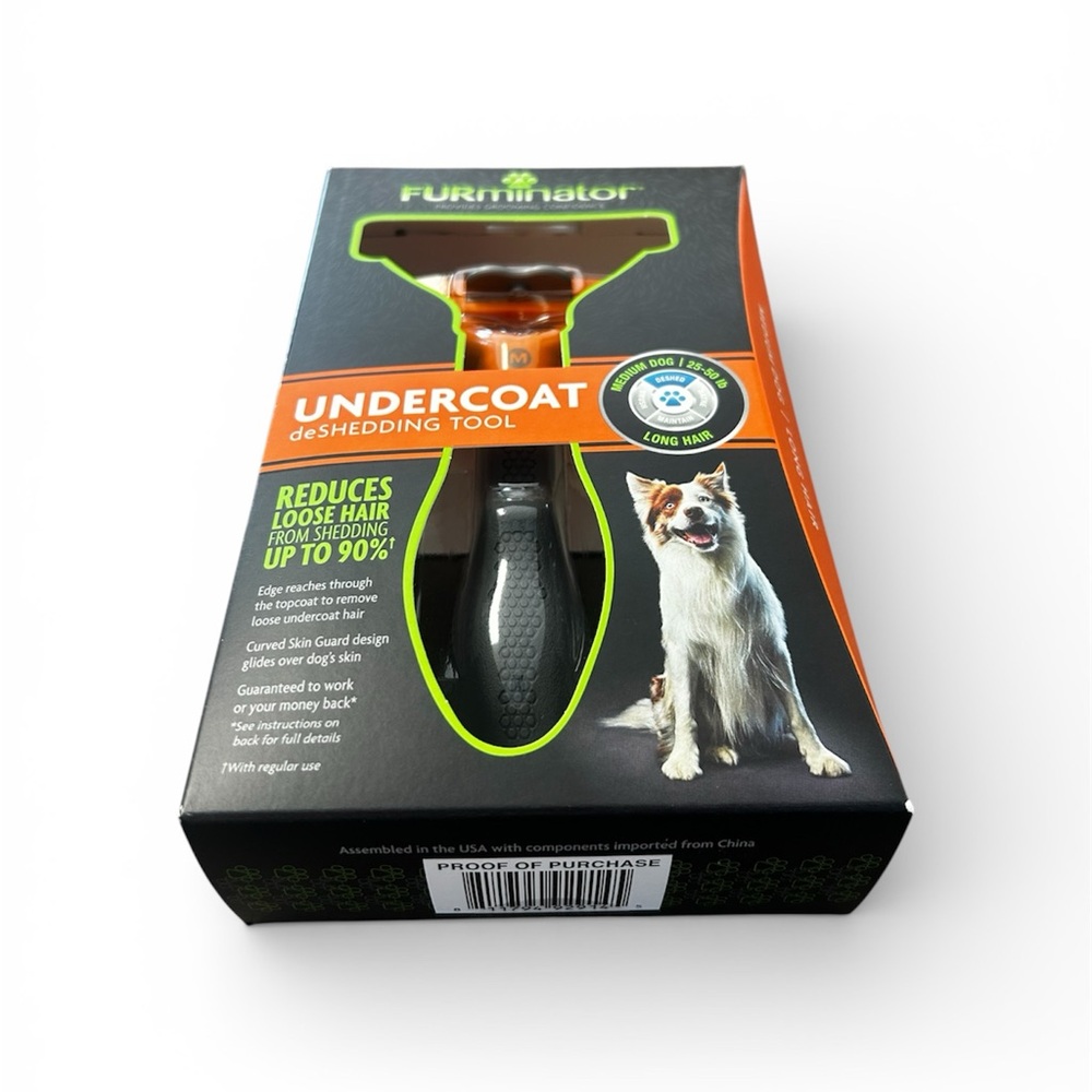 FURminator Orange and Black Grooming Tool *Never Opened*